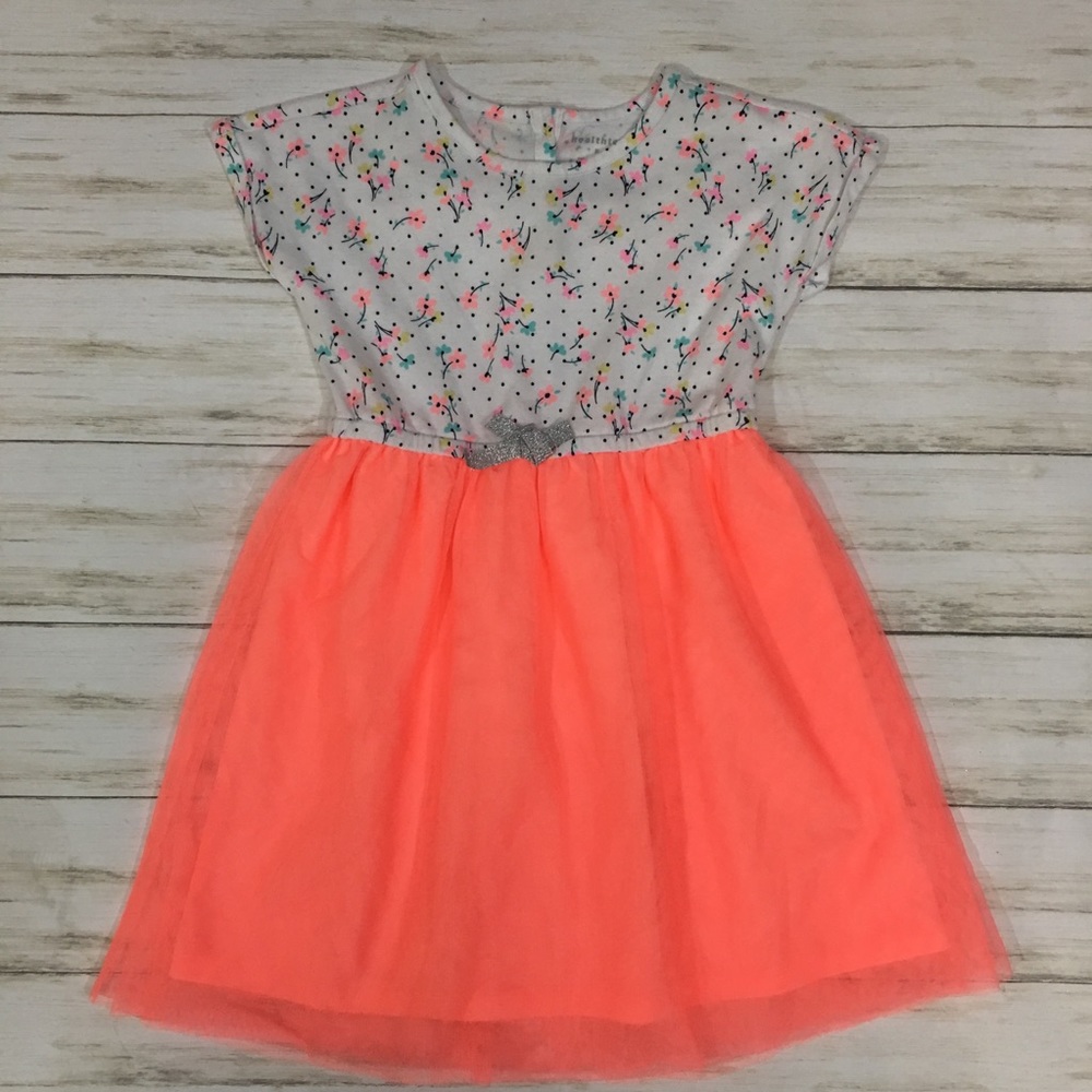 Neon Orange 5T Dress